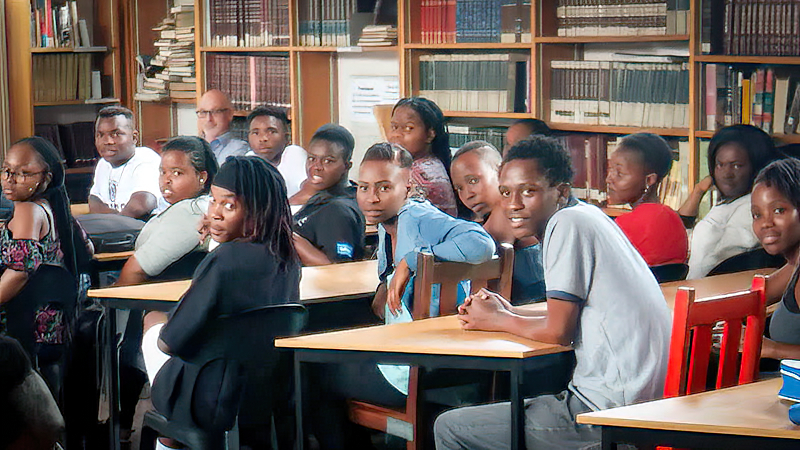Learners attending a classroom session